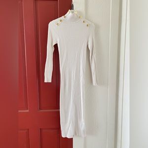 White Long Sleeve Zara Dress